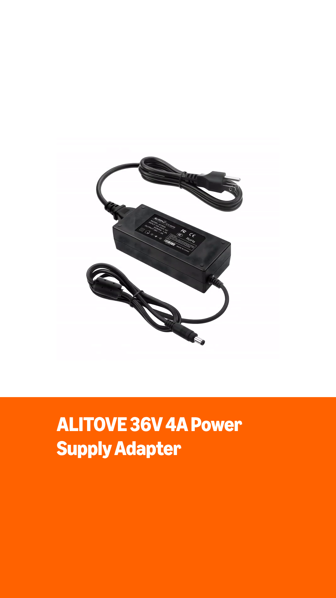 Amazon.com : ALITOVE 36V Power Supply 4A 144W AC/DC Adapter 100